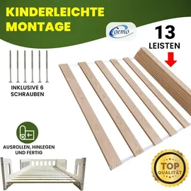 Coemo Rollrost VENO 120 x 200 cm - 13 Leisten - Massivholz