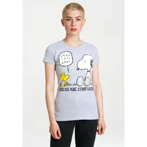 LOGOSHIRT Snoopy - Peanuts grau XS