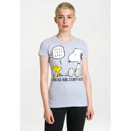 LOGOSHIRT Snoopy - Peanuts grau XS