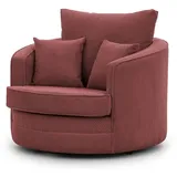 s-style möbel S-STYLE Drehsessel ¦ rot ¦ Maße (cm): B: 107 H: 94