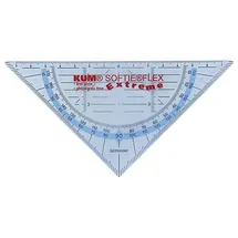 KUM Geodreieck ohne Griff 160 mm Blau