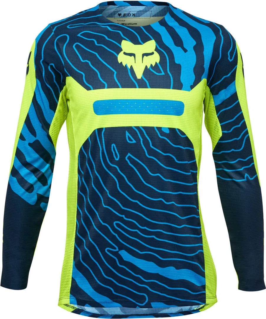 FOX Flexair Impression Jeugd Motorcross Jersey, geel, L