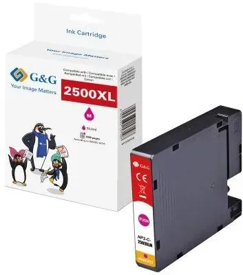 GG XL-Druckerpatrone kompatibel mit PGI-2500XLM Magenta