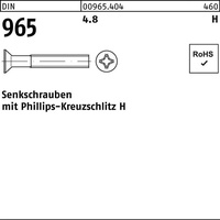 Industrial Quality Supplies DIN 965 Form C Senkkopfschraube M4x16