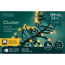 Lumineo Cluster 288 LED Lichterkette Clusterlights warmweiss classic