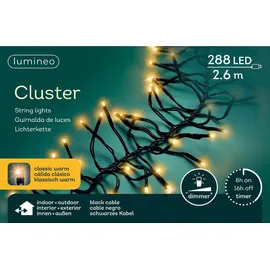 Lumineo Cluster 288 LED Lichterkette Clusterlights warmweiss classic