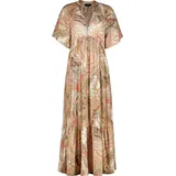 Monari Maxi Kleid Paisleymuster Braun 42