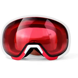 YEAZ Ski- und Snowboard-Brille rot/matt weiß BLACK RUN