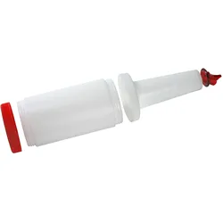 B-P-M - Komplett - Deckel + Flaschenhals mit integriertem Dichtring und Tülle mit Entlüftung - komplett - 1.0 lt. - Grün