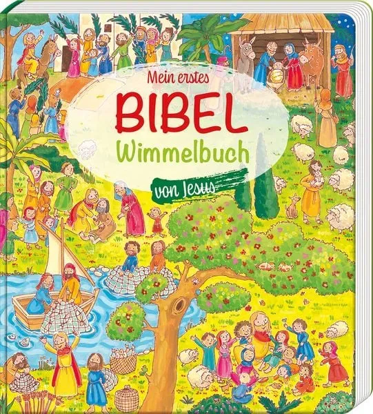 Preisvergleich Produktbild Mein erstes Bibel-Wimmelbuch von Jesus