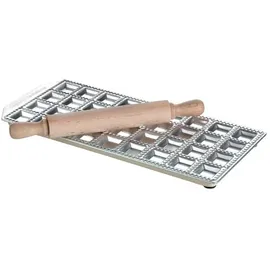 Gsd Imperia Fabbrica della Pasta - Pastafabrik. Hergestellt in Italien. Set mit Frischnudelmaschine, Ravioliform, verstellbarem Nudelschneider und MilleGnocchi.