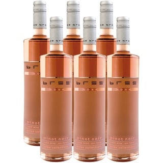 BREE Pinot Noir Rosé Qualitätswein feinherb aus Deutschland (6 x 0.75 l)