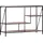 GUTMANN FACTORY Alcott Standregal 114 x 35 x 78 cm Schwarz