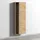 Sanipa 3way Stauraumschrank mit 1 Tür und offenen Fächern, Eiche Natural-Touch, BR18185,