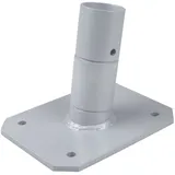 WINDHAGER Terrassenhalterung für Sonnensegel 1-St Metall verzinkt silber