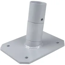 WINDHAGER Terrassenhalterung für Sonnensegel 1-St Metall verzinkt silber