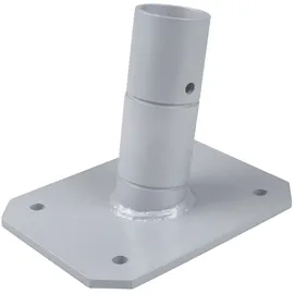 WINDHAGER Terrassenhalterung für Sonnensegel 1-St Metall verzinkt silber