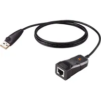 ATEN USB-A auf RJ-45 Adapter 1,2 m Schwarz