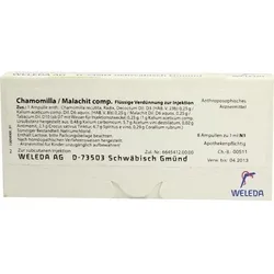 CHAMOMILLA/MALACHIT comp.Ampullen 8 ml