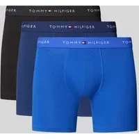 Slim Fit Trunks aus Baumwoll-Mix, Blau, XXL