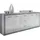 HBZ Sideboard 206 x 90 x 45 cm Hochglanz / Weiß
