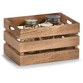 Zeller Aufbewahrungskiste Vintage 35 x 25 x 20,5 cm 25-tlg. braun