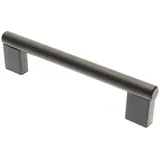 Livingpoint24 Möbelgriff Möbelgriffe BA 128 - 320mm, Küchengriffe schwarz matt, Stangengriffe (15) schwarz 1,2 cm x 15 cm x 3,5 cm