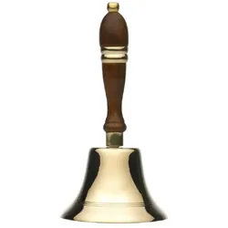 Glocke, Altarglocke mit Holzgriff 26 cm Höhe