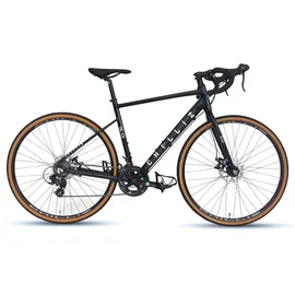 chilliz Gravelbike GL.01 28 Zoll RH 57 cm Damen schwarz-glänzend