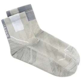 Buff Coolnet Quarter Laufsocken 39-41 Beige/Grau
