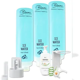 Blanc HYGIENIC Duscherlebnis Komplett-Set 12 x 425 ml, Intim Reinigungsschaum 300 ml