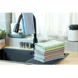 Gryeer 8er-Set Bambus Microfaser Geschirrtücher 45x65cm