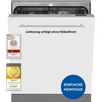 GGV Exquisit Exquisit Einbaugeschirrspüler 60cm, vollintegriert, 12 Maßgedecke, 11