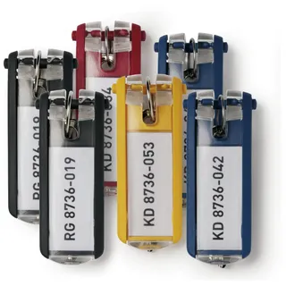 Durable Schlüsselanhänger KEY CLIP farbig sortiert