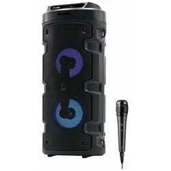 Bluetooth Lautsprecher mit Karaoke Mikrofon ELBE ALT-88 10W Schwarz