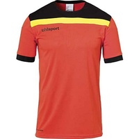 uhlsport Kinder Trainingsanzug Offense 23 Trainingsanzug, Dynamic Orange/Schwarz/FL, 164, 100520414