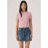 Levi's Levi's® T-Shirt ESSENTIAL SPORTY TEE Feinripp- Qualität rot L (40)