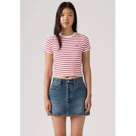 Levi's Levi's® T-Shirt ESSENTIAL SPORTY TEE Feinripp- Qualität rot L (40)