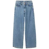 Tom Tailor Mädchen Wide Leg Jeans, blau, Uni, Gr. 134