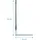 Dönges Winkelmesser Schlosserwinkel mit Anschlag 750 x 380 mm