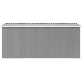 vidaXL Geräteschuppen 3,78 x 2,45 m grau