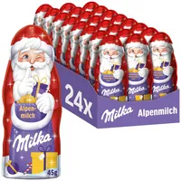 MILKA Weihnachtsmann Alpenmilchschokolade 24 Stück 1,08 kg