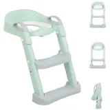 KIKKABOO Lea Toilettensitz Mit Leiter - Mint - One Size