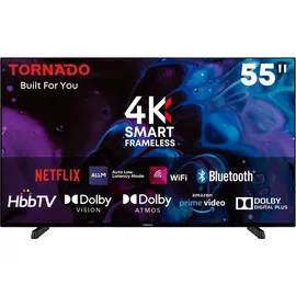 Tornado 55US4501X LINUX 55" 4K UHD rahmenloser Smart TV