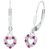 Prinzessin Lillifee Ohrhänger Prinzessin Lillifee rosa|silber 9082650 2,1 cm