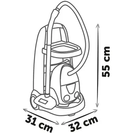 Smoby Rowenta Reinigungstrolley, für Kinder ab 3 Jahren,
