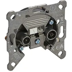 System Hirschmann Einsatz TV+Radio Einzeldose