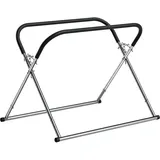 Wiltec Klappbarer Windschutzscheibenständer, höhenverstellbar 80-100 cm, belastbar bis 75 kg, Reparaturständer, Scheibenbock, Lackierständer
