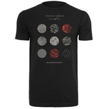 Merchcode Jungen Twenty One Pilots Pattern Circles Tee T shirt, Schwarz, M EU