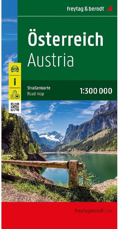 Österreich, Strassenkarte 1:300.000, Freytag & Berndt, Karte (im Sinne von Landkarte)